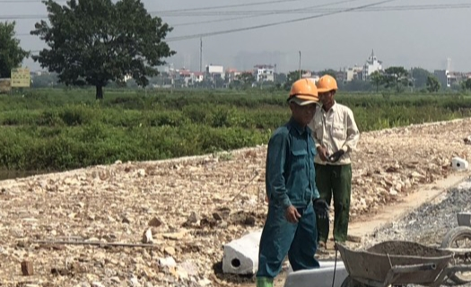 Thường Tín, Hà Nội: Đẩy nhanh tiến độ thi công đường Nguyễn Trãi
